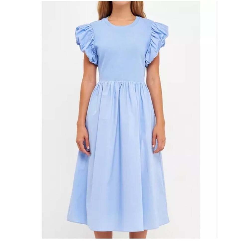 English Factory Women's Blue Dress